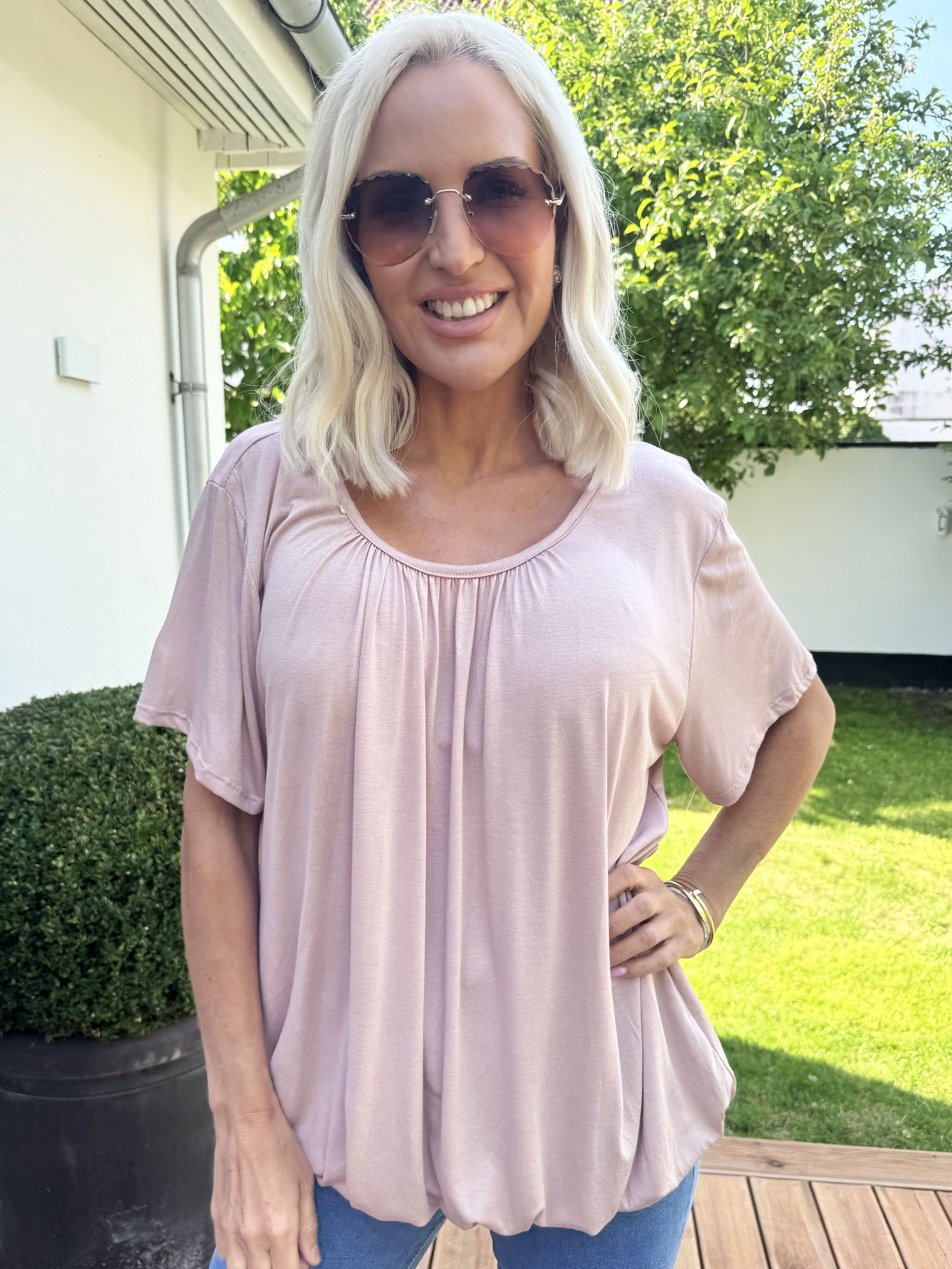 Miracle t-shirt - Bas t-shirt med resår i nederkanten